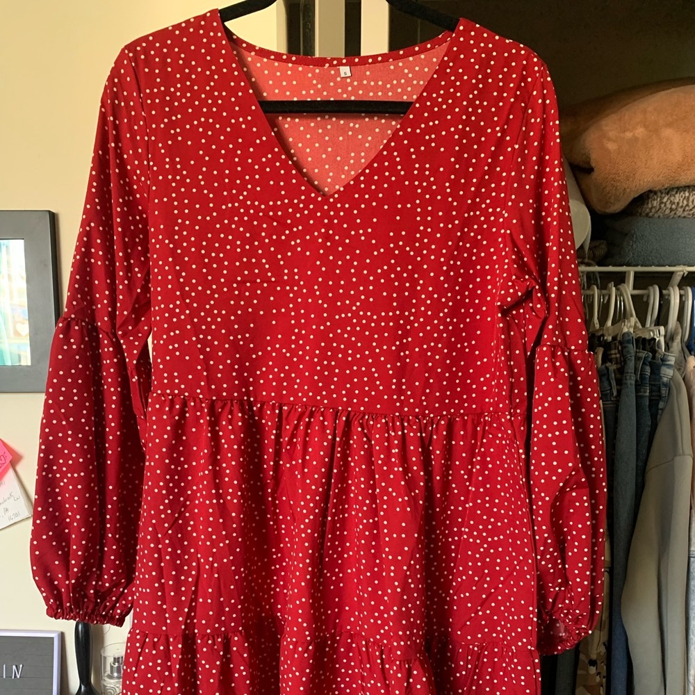Red Polka Dot Dress